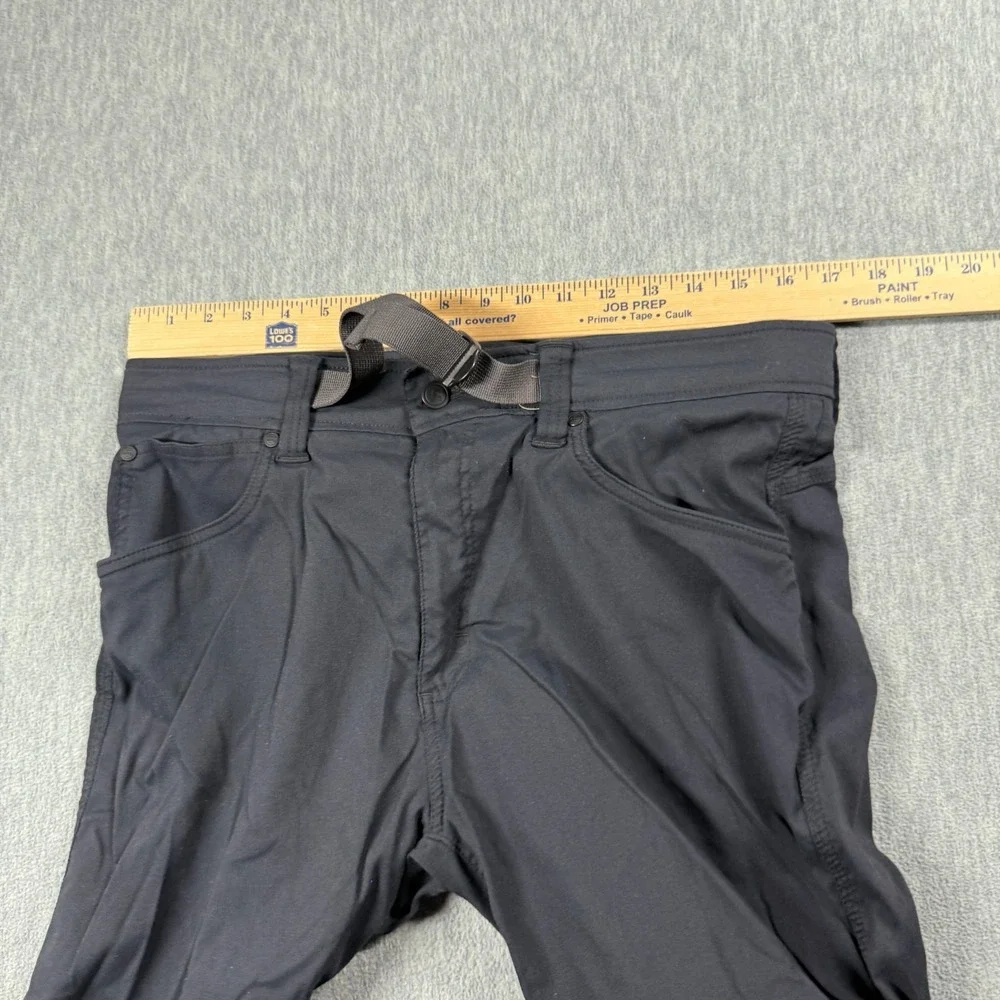 Wrangler Pants Mens 34x30 Gray ATG All Terrain Gear Stretch Hiking Utility Chin